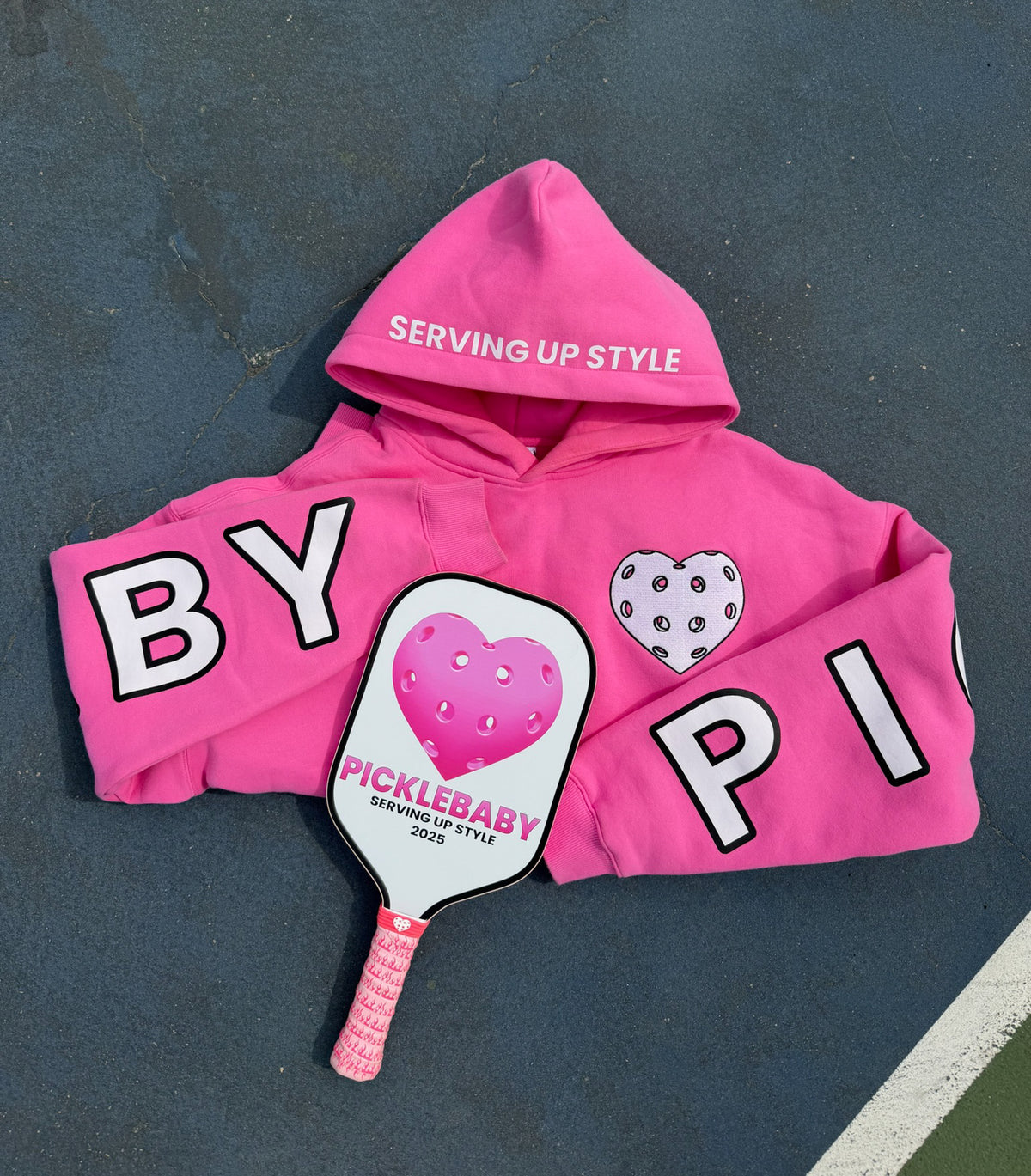 PickleBaby Hoodie - Hot Pink